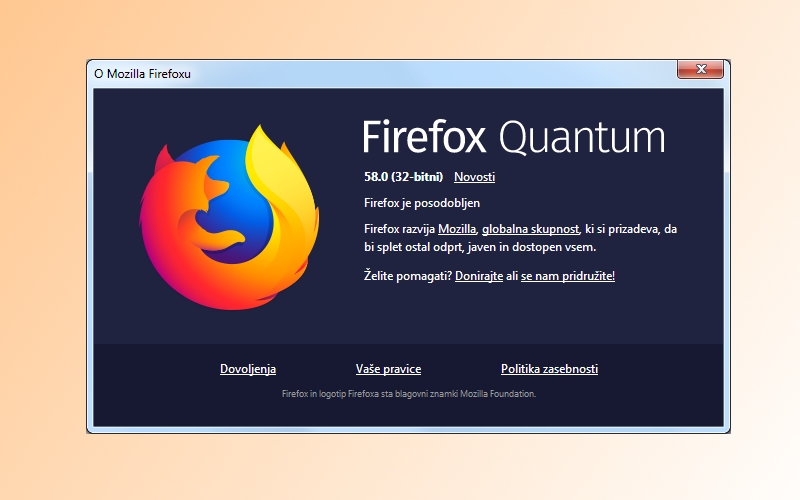 Izšel je Firefox 58
