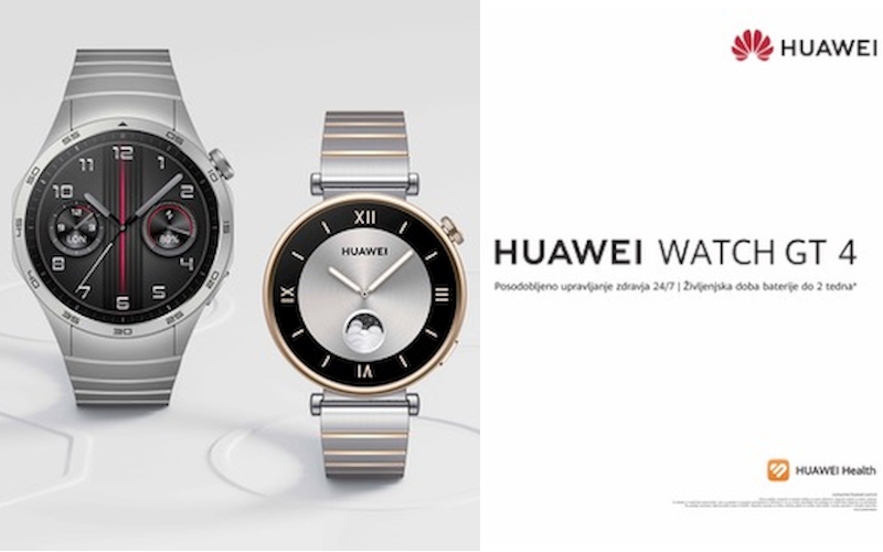Huawei navdušil z najnovejšo pametno uro Watch GT 4. Si jo želite?