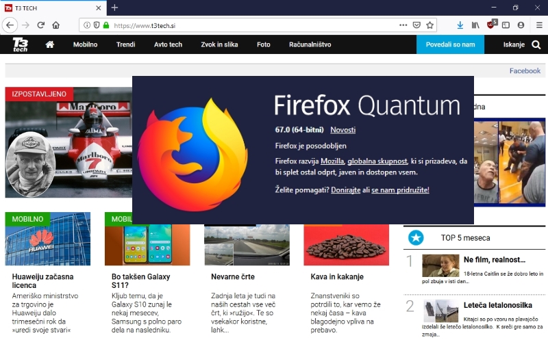 Najhitrejši Firefox