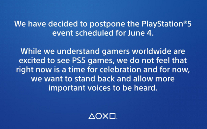 Predstavitev iger za PS5 prestavljena