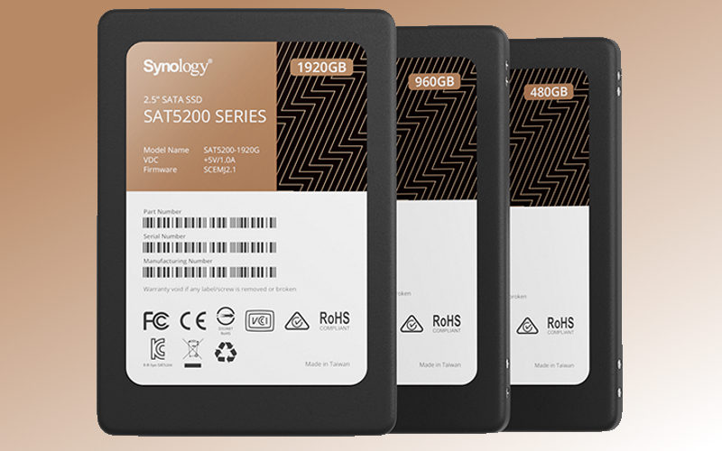 Synology z lastno linijo diskov SSD
