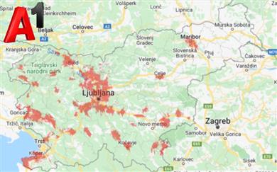 A1 Slovenija ponuja omrežje 5G že 40 odstotkom prebivalcem 