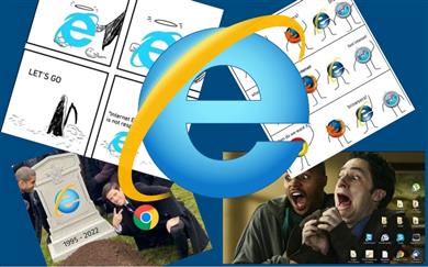 Slovo od Internet Explorerja