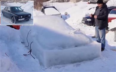 Ali zamrznjen avto vžge?