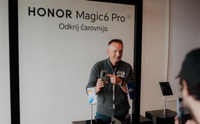 V Vipavski dolini obeležili prihod prvorazrednega telefona HONOR Magic6 Pro