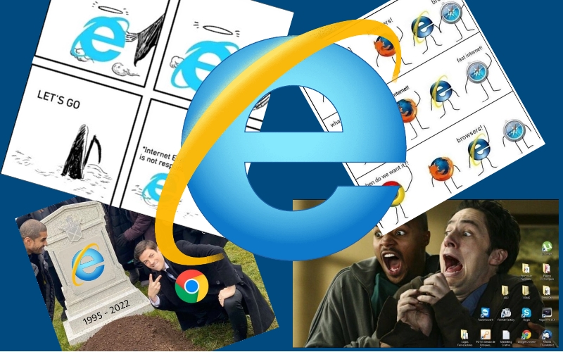 Slovo od Internet Explorerja