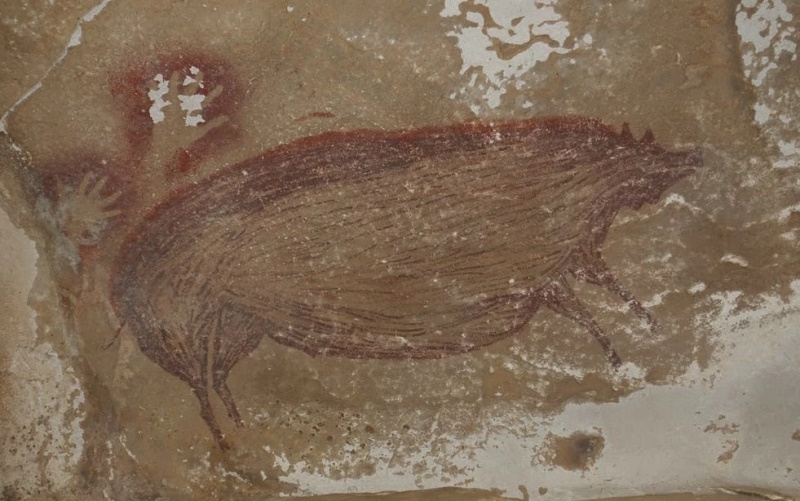 Na najstarejši sliki je – divja svinja